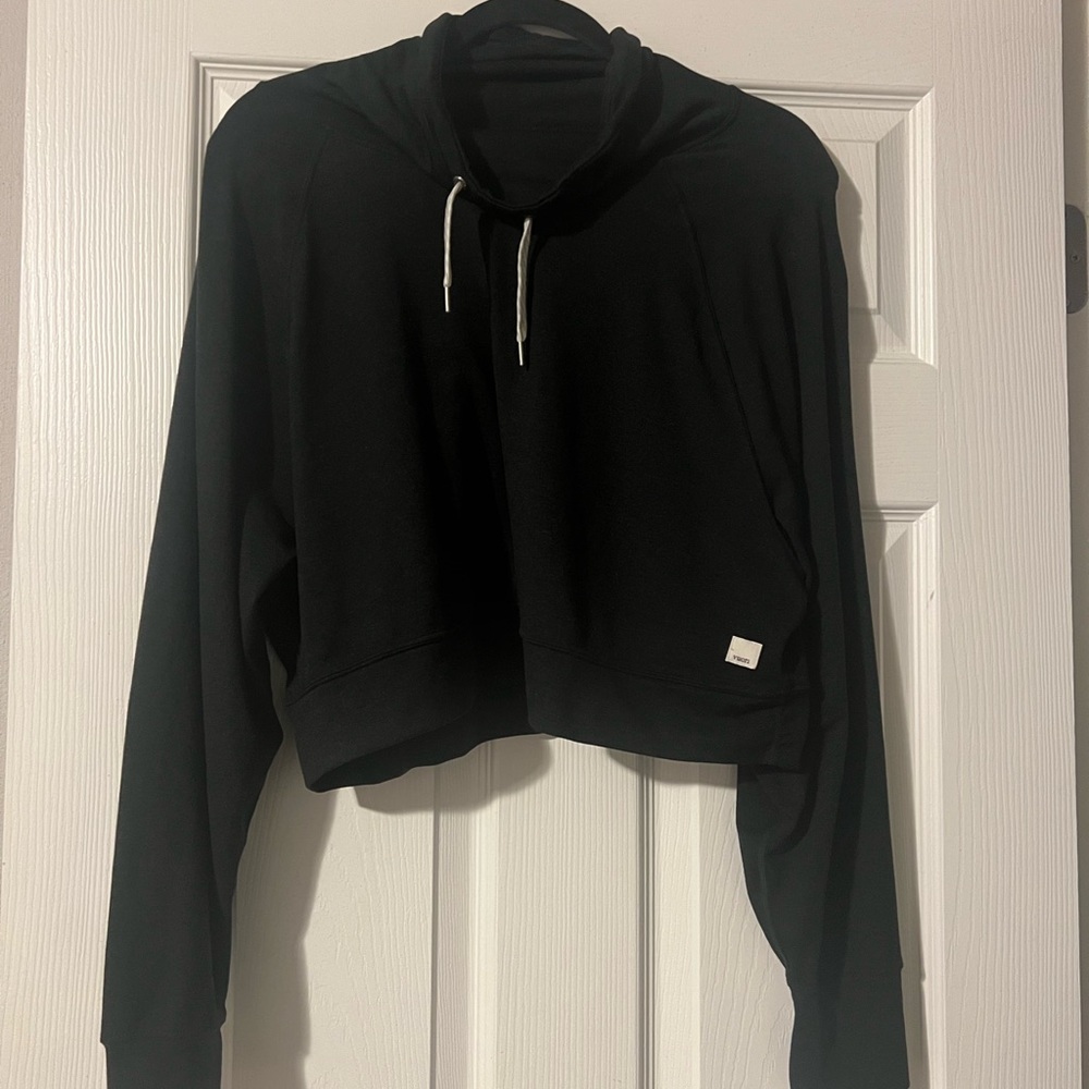 Vuori Black Cowl Neck Sweater